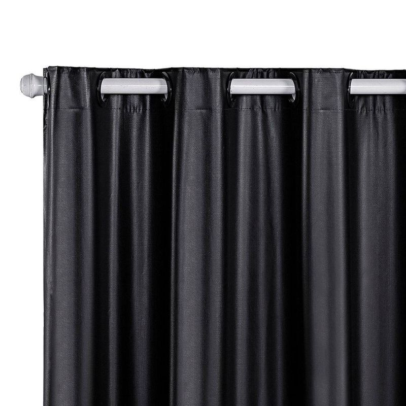 Cortina Daily Blackout 2,80MX1,60M PVC Sala Quarto Preto Casa Scarpa