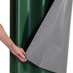 Cortina Daily Blackout Varão 2,80MX1,60M PVC Verde Casa Scarpa