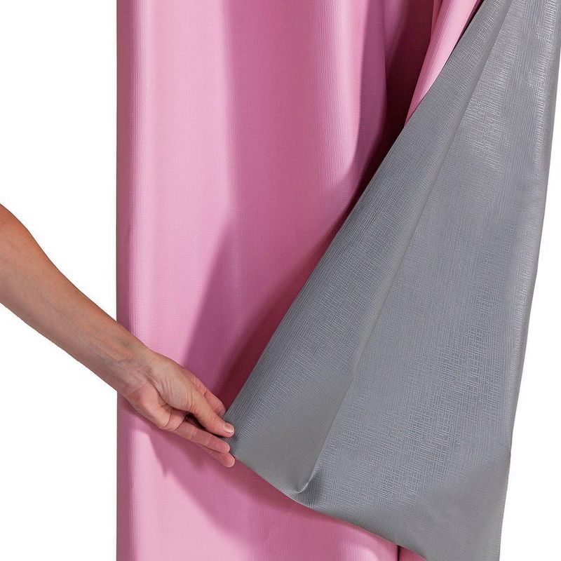 Cortina Daily Varão 2,80mx1,60m Blackout PVC Rosa Casa Scarpa