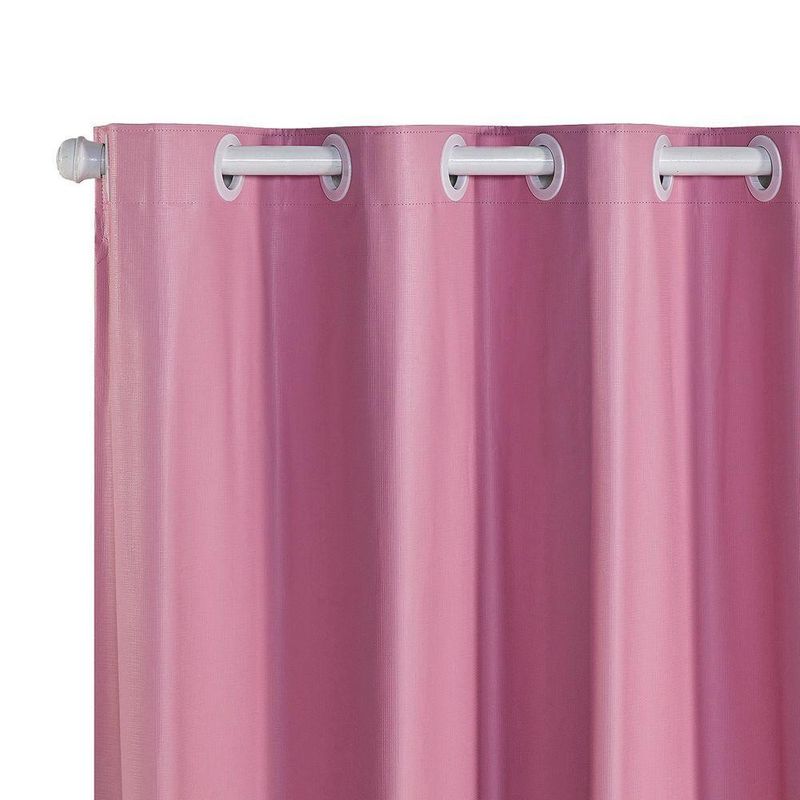 Cortina Daily Varão 2,80mx1,60m Blackout PVC Rosa Casa Scarpa
