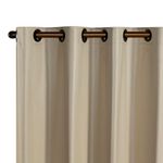 Cortina Daily Blackout Varão 2,20mx1,30m PVC Bege Casa Scarpa