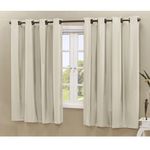 Cortina Daily Blackout Varão 2,20mx1,30m PVC Bege Casa Scarpa
