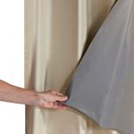 Cortina Daily Blackout Varão 2,20mx1,30m PVC Bege Casa Scarpa
