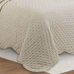 Kit Cobre Leito Bold Bicolour King Micropercal 300 Fios 3 Peças Damasco Casa Scarpa