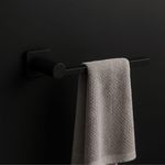 Kit de Acessorios para Banheiro Parallel Completo Design Elegante Preto Kohler Brasil 4 Pecas