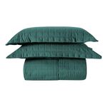 Kit Cobre Leito Milano King Micropercal 300 Fios Verde Casa Scarpa
