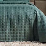 Kit Cobre Leito Milano King Micropercal 300 Fios Verde Casa Scarpa
