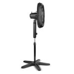 Ventilador de Coluna Arno 140W 6 Pás 3 Velocidades Preto com Cinza VD2C 220V