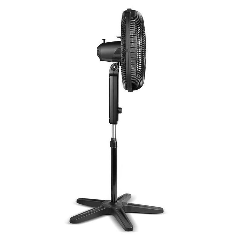 Ventilador de Coluna Arno 140W 6 Pás 3 Velocidades Preto com Cinza VD2C 220V