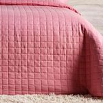 Kit Cobre Leito Milano Casal Micropercal 300 Fios Matelado Rosê 3 Peças Casa Scarpa
