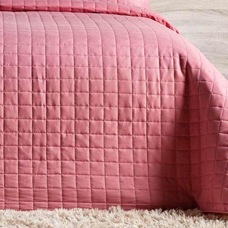 Kit Cobre Leito Milano Casal Micropercal 300 Fios Matelado Rosê 3 Peças Casa Scarpa
