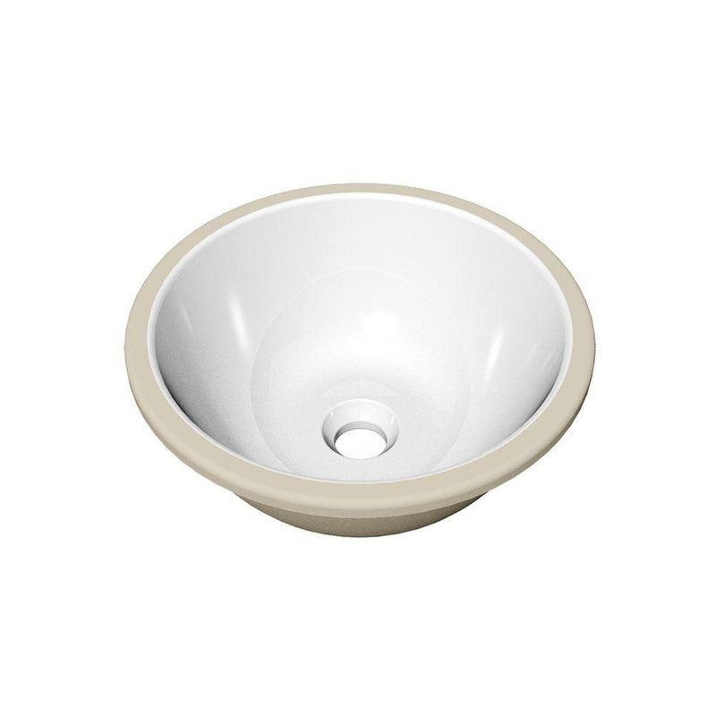 Cuba de Embutir CBR-12 Redonda Louça Sanitária Branca 37CM Lorenzetti