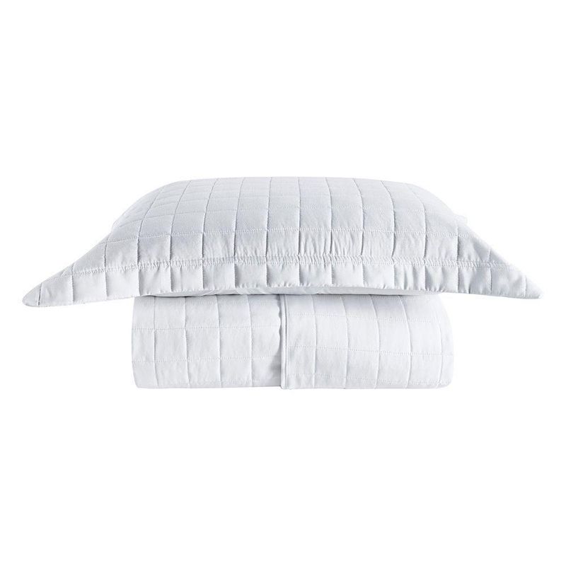 Kit Cobre Leito Milano Solteiro Micropercal 300 Fios Matelado Branco Casa Scarpa