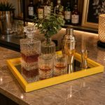 Bandeja Decorativa Espelhada Multiuso Organizador Mesa Bar Aparador Lavabo Yeet