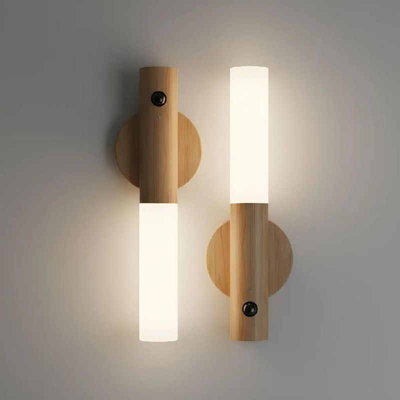 Luminária LED Bastão Sensor de Movimento Recarregável Branco Quente USB Magnética Yeet