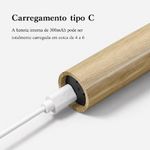 Luminária LED Bastão Sensor de Movimento Recarregável Branco Quente USB Magnética Yeet