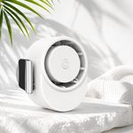 Ventilador de Mesa Portátil USB Recarregável com Clipe Yeet 3 Velocidades 5V