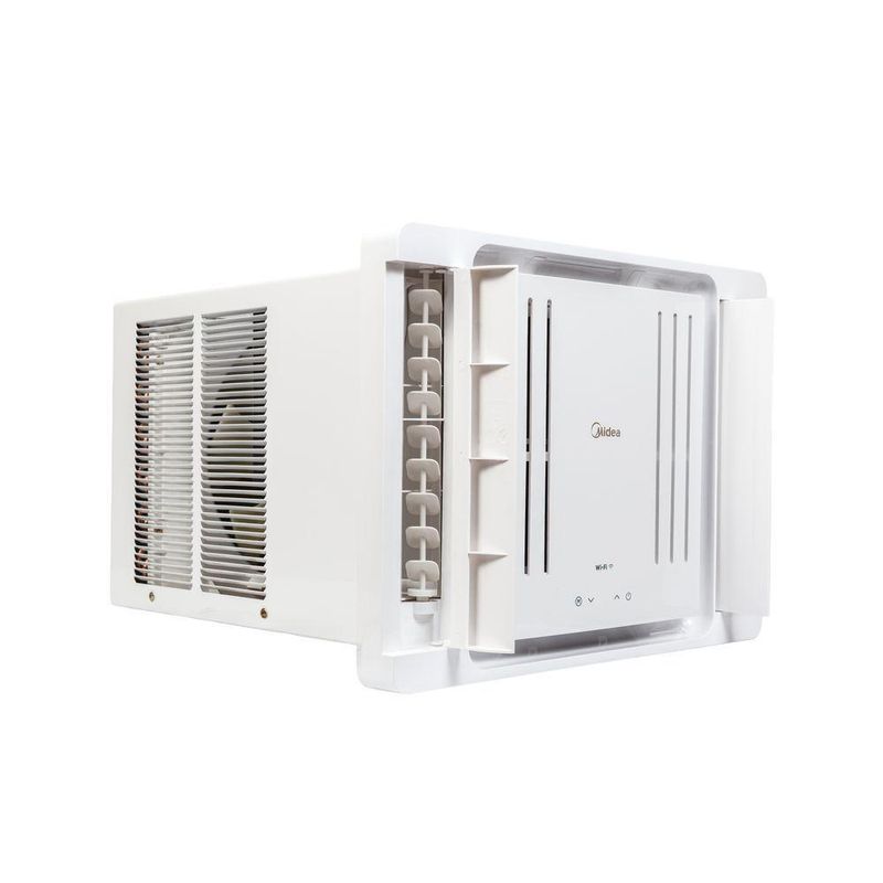 Ar Condicionado Janela Eletrônico Midea c/ Controle Remoto e Wi-Fi 7500 BTUs Frio 127V QCL078RB