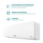 Ar Condicionado Split Inverter Philco com WiFi 18000 BTUs Frio 220V PAC18FTW