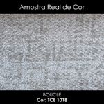 Kit Poltrona e Namoradeira Aura Boucle Pés Palito Madeira Sala de Estar Milani Movelaria