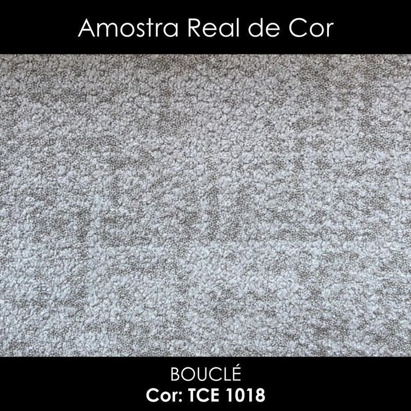 Kit Poltrona e Namoradeira Aura Boucle Pés Palito Madeira Sala de Estar Milani Movelaria