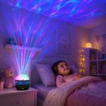 Luminária Projetor Galáxia LED RGB USB com Controle Remoto Abajur Infantil Noturno Yeet