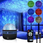 Luminária Projetor Galáxia LED RGB USB com Controle Remoto Abajur Infantil Noturno Yeet