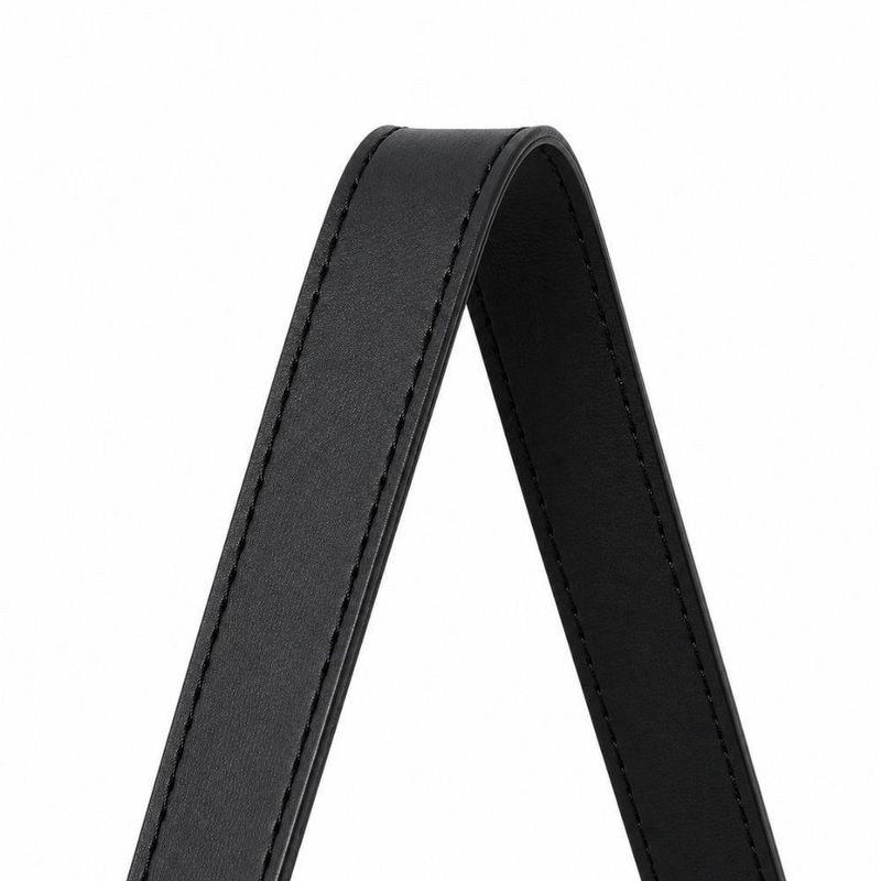 Espelho Decorativo Redondo 25CM Moldura Plástico Parede Banheiro Preto Kangur