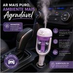 Umidificador de Ar Automotivo Articulado 12V 50ML Ghittoni Portatil Aromatizador Veicular 12V