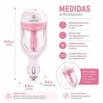Umidificador de Ar Automotivo Articulado 12V 50ML Ghittoni Portatil Aromatizador Veicular 12V