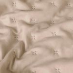 Kit Cobre Leito Elegance Casal Microfibra 200 Fios Babado 3 Peças Bege Casa Scarpa