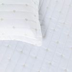 Kit Cobre Leito Rubine Queen 3 Peças Micropercal 400 Fios 100% Poliéster Branco Casa Scarpa