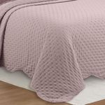 Kit Cobre Leito Bold Bicolour King Micropercal 300 Fios Malva Casa Scarpa