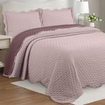 Kit Cobre Leito Bold Bicolour King Micropercal 300 Fios Malva Casa Scarpa