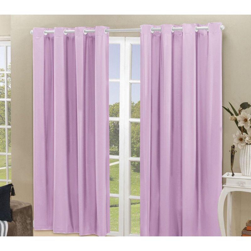 Cortina Daily Varão 2,80MX2,30M Blackout PVC Rosa Casa Scarpa