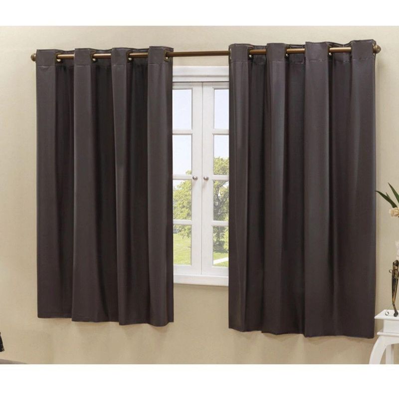 Cortina Daily Blackout Varão 2,80MX1,60M PVC Marrom Casa Scarpa