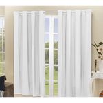 Cortina para Sala e Quarto Daily Blackout PVC Varão 2,80MX2,30M Branco Casa Scarpa