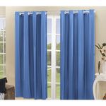 Cortina Daily Blackout Varão 2,80MX2,30M PVC Sala Quarto Azul Casa Scarpa