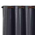 Cortina Blackout para Varão Daily PVC Sala Quarto Prata Casa Scarpa