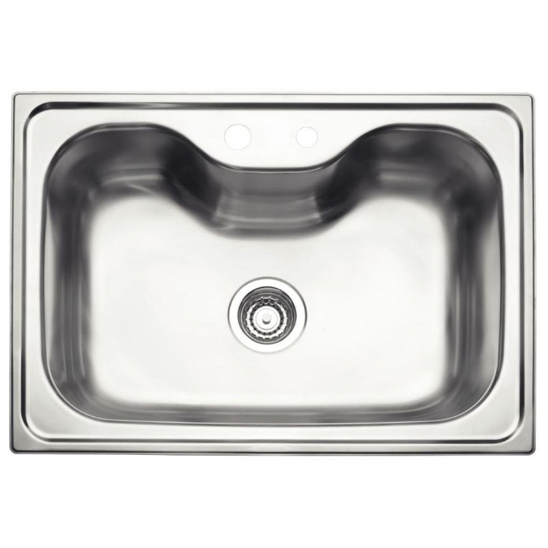 Cuba de Embutir Morgana 60 FX Retangular Undermount Aço Inox com Monocomando e Dosador de Sabão
