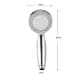 Ducha com LED para Chuveiro Cromoterapia Multi Cores Sensor de Temperatura Kangur
