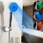 Ducha com LED para Chuveiro Cromoterapia Multi Cores Sensor de Temperatura Kangur
