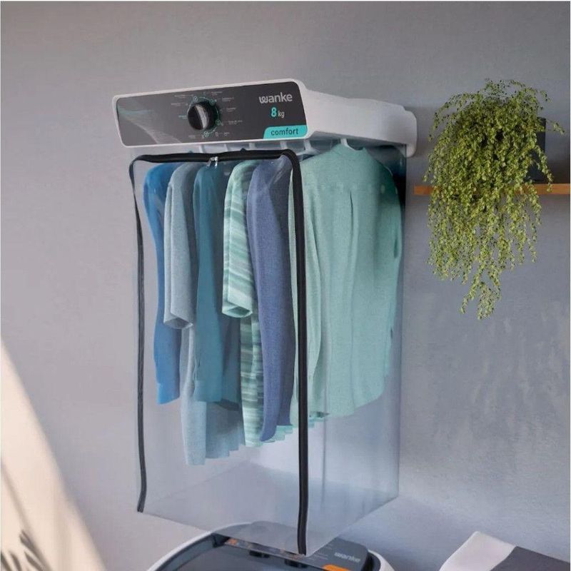 Secadora de Roupas de Parede Wanke Comfort 8kg Branco 110V