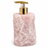 Kit Dispenser Sabonete Líquido e Difusor Essências Quartzo Rosa