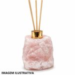Kit Dispenser Sabonete Líquido e Difusor Essências Quartzo Rosa