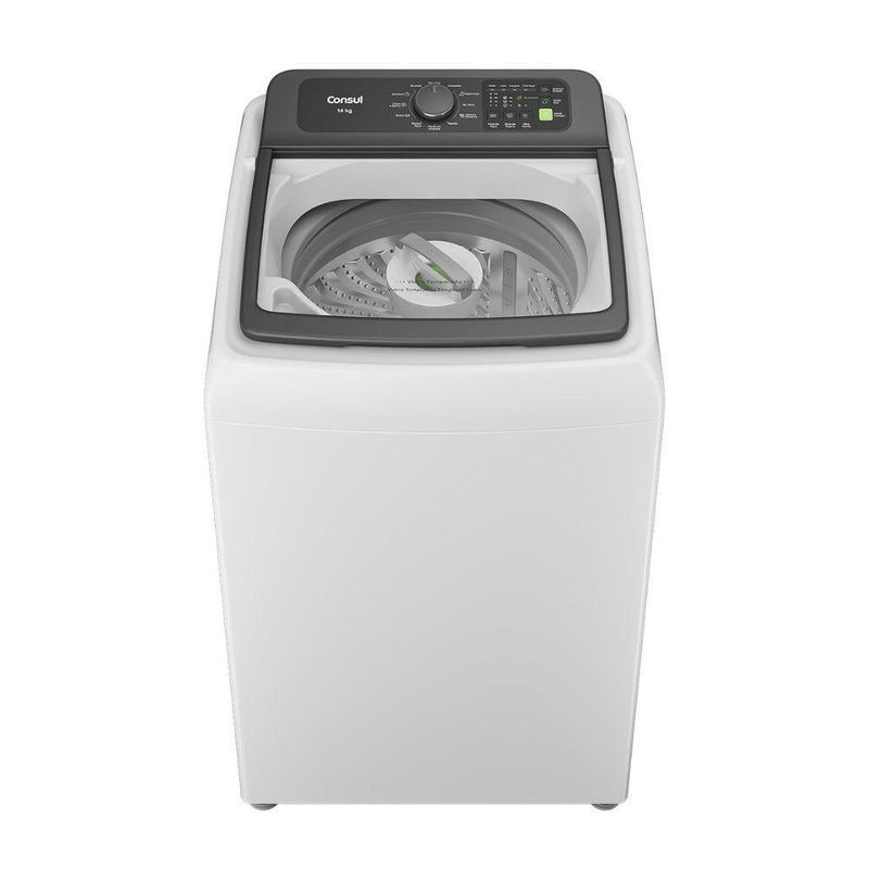Lavadora de Roupas Consul CWN14AB 14kg Automática Modo Eco Branco 110V