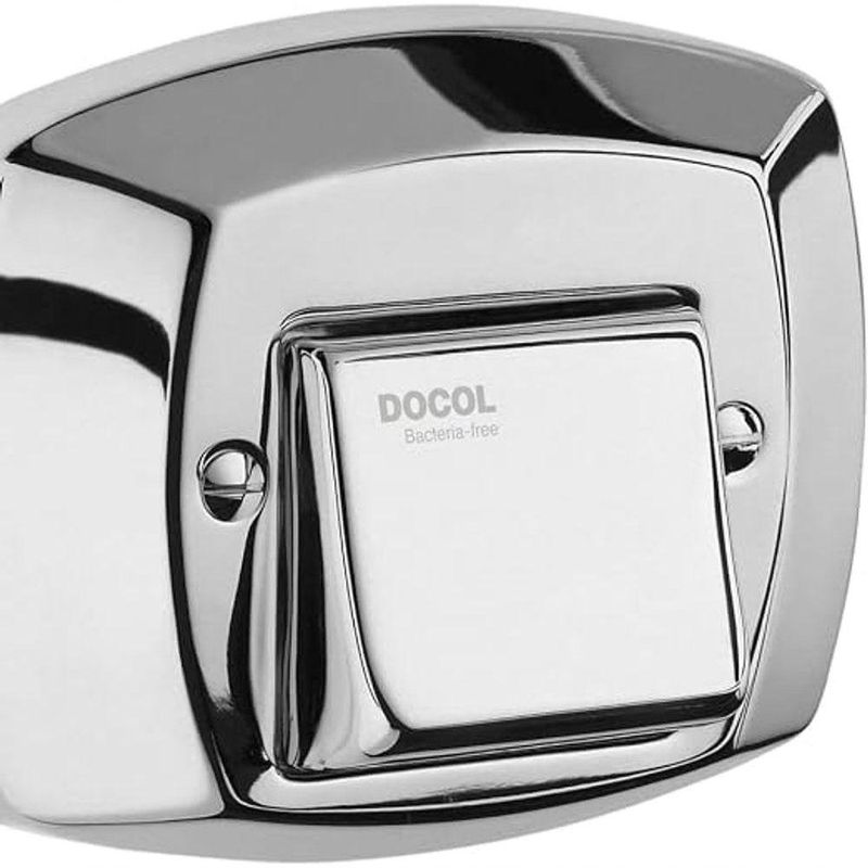 Acabamento para Válvula de Descarga Clássica Bact Free Cromado Polido Docol