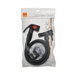 Ducha Higiênica com Derivação 1-4 de Volta Preto Fosco Metal Inoxidável Black Civitt