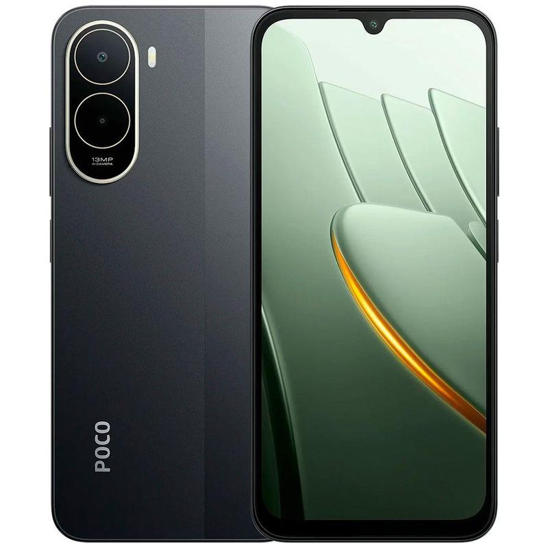 Smartphone Poco C81 Pro 4GB 128GB 13MP Tela 6,9 Polegadas Preto