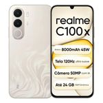 Smartphone Realme C100x 8GB RAM 256GB Memória Interna Dourado